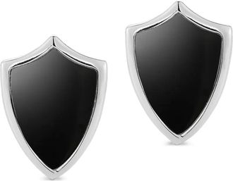 Mateo Bijoux Gemelli a forma di scudo - Argento