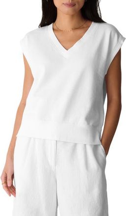 Eileen Fisher Organic Cotton Sleeveless Top in White at Nordstrom, Size X-Large