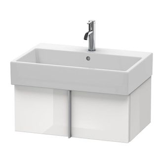 Duravit Mueble De Pared Duravit Vero Air 68,4 X 43,1 Cm, 1 Extra&iacute;ble, Para Vero Air 235070, Color (frente/cuerpo): Laca Blanca De Alto Brillo - Va612608585