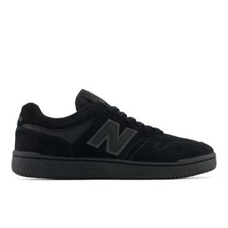 New Balance Hombre NB Numeric 480 en Negro, Gamuza/Malla, Talla 40.5