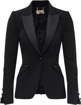 Elisabetta Franchi Mujer, Chaquetas, Negro, Talla: M
