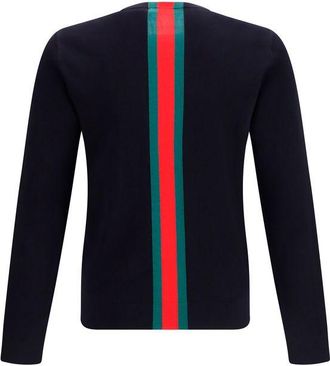 Gucci Mens Blue Cotton Sweatshirt Clothing