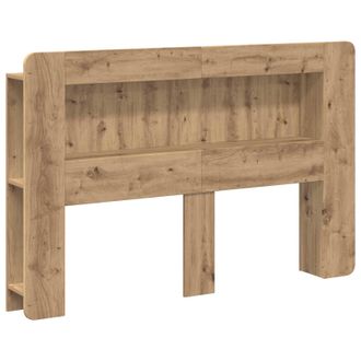 vidaXL Cabecero Con Armario Roble Artesanal Madera De Ingenier&iacute;a Vidaxl