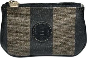 Fendi Pre-owned Vintage Kaarthouder - Dames - Vintage Accessoires - Zwart - ONE Size - Leer - Vintage