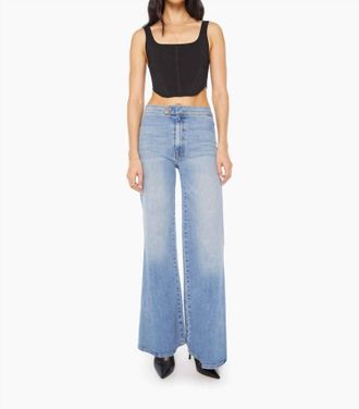 Mother Tab Roller Skimp Jeans In Fight For Your Right