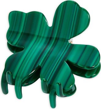 Lele Sadoughi Lily Claw Clip in Malachite at Nordstrom