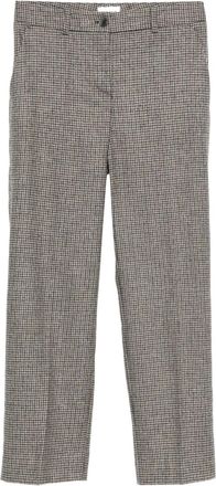 P.A.R.O.S.H. Pantaloni in pied-de-poule - Marrone