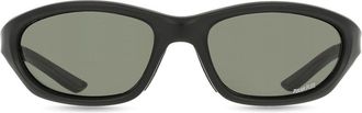 Salice 009 P NERO/RW BLU Mens Sunglasses Black Size 56