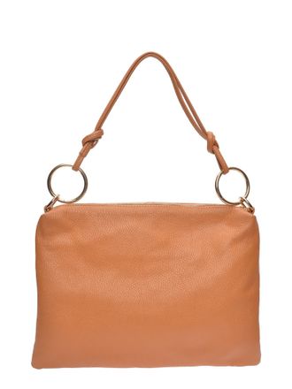 Luisa Vannini Brown Rundleer Tas