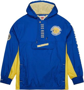 Mitchell & Ness Felpa Golden State Warriors Team OG 2.0 con cappuccio - Blu