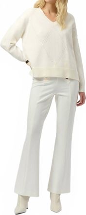 Joseph Ribkoff Sweater Knit Pullover With Sequins In Winter White