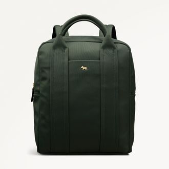 Radley London Khaki Large Ziptop Backpack Grove Close SS26 Radley London