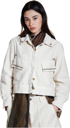 Mason's San Diego Jacket - Dames - Zomerjassen - Wit - L - Katoen - Jassen