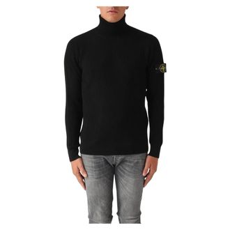 Stone Island Heren, Truien, Zwart, Maat: L Wol