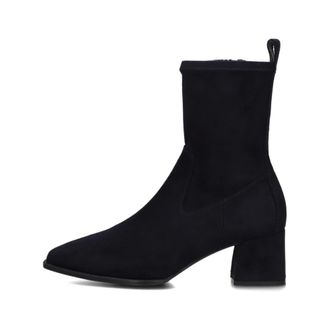 Unisa Schoenen, Dames, Blauw, 41 EU, Su&egrave;de, Navy Su&egrave;de Enkellaarzen Langley Stijl