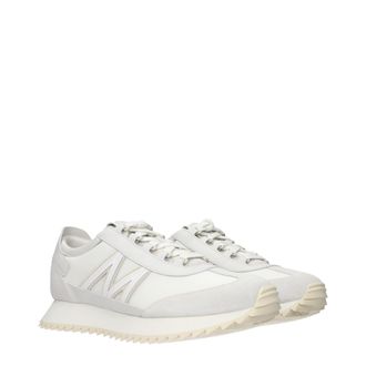 Moncler Leather Athletic Sneaker - White