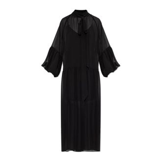 Gestuz Maxi Dresses, female, Black, Size: S Gzzurina Dress