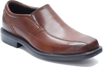Rockport Mens Sherwood Bike Toe Slip-On In Tan