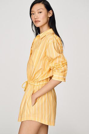 Pistola Denim Amelie Long-Sleeve Romper