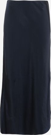 Vince Womens Skirt Long Acetate Navy Dark Naia Re-New