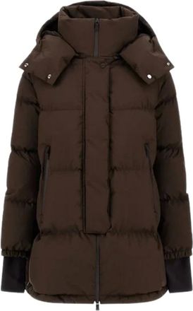 Herno Donsjack - Dames - Jassen - Bruin - Maat: M Zijde