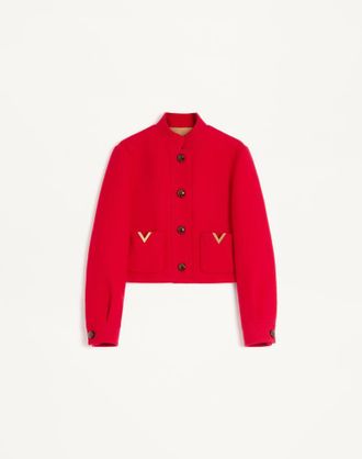 Valentino Caban In Drill Double Donna ROSSO 36