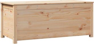 vidaXL Caja De Almacenamiento Madera Maciza De Pino 110x50x45,5 Cm Vidaxl