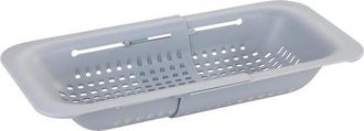 OEM Colador Extensible Gris Claro Para Fregadero, 36,5-50 X 20 X 7 Cm