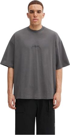 VETEMENTS Metal Logo Regular T-Shirt - Heren - T-shirts - Grijs - L - Katoen - Tops