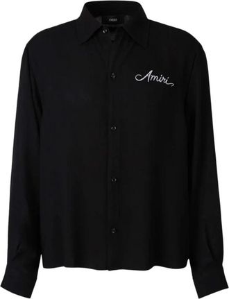 Amiri Casual Shirts - Heren - Casual Overhemden - Zwart - L - Overhemden