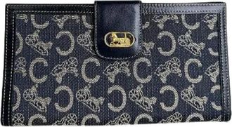 Celine Pre-owned C Monogram Canvas Portemonnee - Dames - Vintage Accessoires - Blauw - ONE Size - Vintage