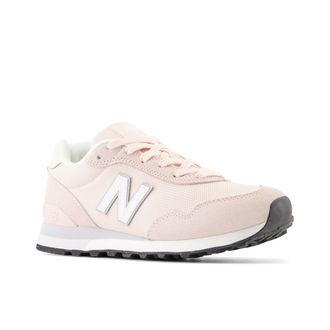 New Balance Sneaker NEW BALANCE WL515, Damen, Gr. 36,5, rosa (rosa, wei&szlig;), Leder, Textil, Schuhe Sneaker