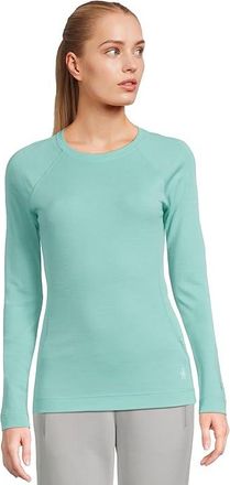 Smartwool Classic Thermal Merino Base Layer Crew Womens Clothing Pacific Blue : SM