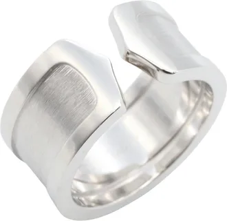 Cartier Silver White Gold (18K) Band Ring (Pre-Owned)