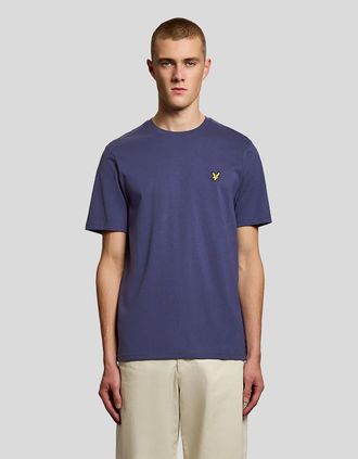 Lyle & Scott Lyle And Scott Mens Cotton Crew Neck T-Shirt - Navy - Size: 44