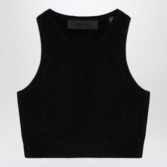 Fear of God Sportliches schwarzes Waben-Tanktop