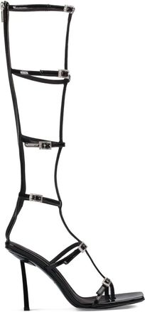 Le Silla 110 mm Sahara sandalen - Zwart