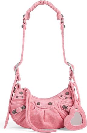 Balenciaga Pink Light Pink Le Cagole Shoulder Bag