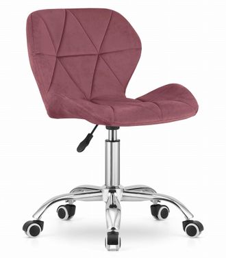OEM Sill&oacute;n Giratorio Avola De Terciopelo - Rosa Oscuro