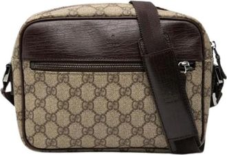 Gucci Pre-owned Cross Body Bags, unisex, Beige, Size: ONE SIZE Pre-owned Vintage Crossbody Bag