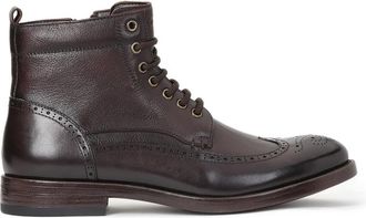 Kazar Heren leren chukka laarzen - Heren - Veterlaarzen - Bruin - 43 EU - Leer - Schoenen