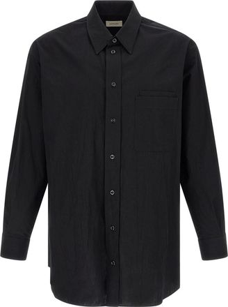 Christophe Lemaire Black Two Pocket Shirt