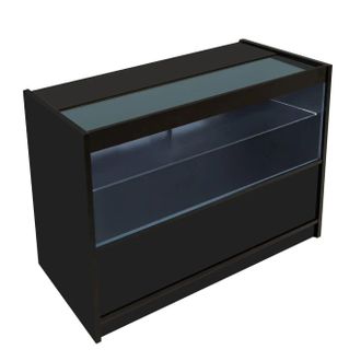 MonsterShop LED Retail Shop Counter C1200 - Black