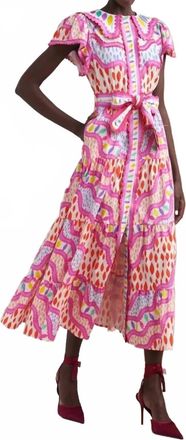 Celia B Omera Dress In Pink