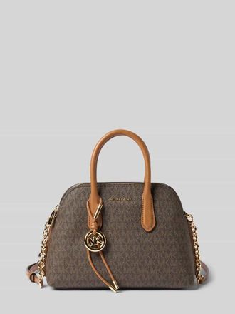 Michael Kors Handtasche mit Allover-Logo-Print Modell Freddie in Dunkelbraun, Gr&ouml;&szlig;e 1