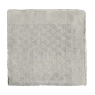 Emporio Armani Scarves, female, Gray, Size: ONE SIZE Scarf with Lurex Thread