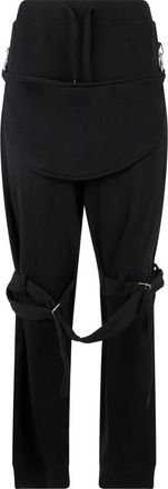 Moschino Elegante broek met hoge taille - Heren - Sweatpants - Zwart - M - Katoen - Broeken