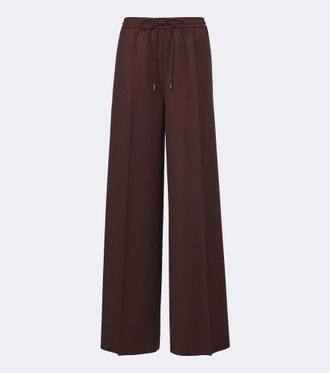 Max Mara Virgin wool wide-leg pants