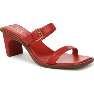 Franco Sarto Frenza Two Strap Sandal in Red at Nordstrom, Size 7.5
