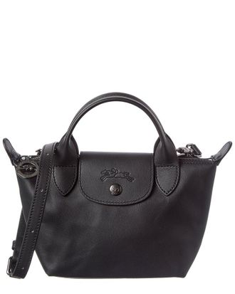 Longchamp Le Pliage Xtra Leather Mini Satchel